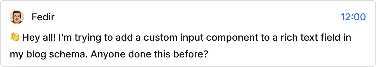 Customer support conversation